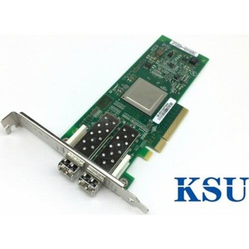 Dual Port Fiber HBA card for QLOGIC QLE2562 8Gb PCIe card for HP IBM DELL with Module