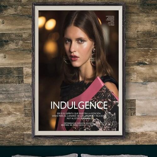 E029 ELODIE CHRIST Sexy Model Movie Star Wall Silk Cloth Poster Art Home Decoration Gift