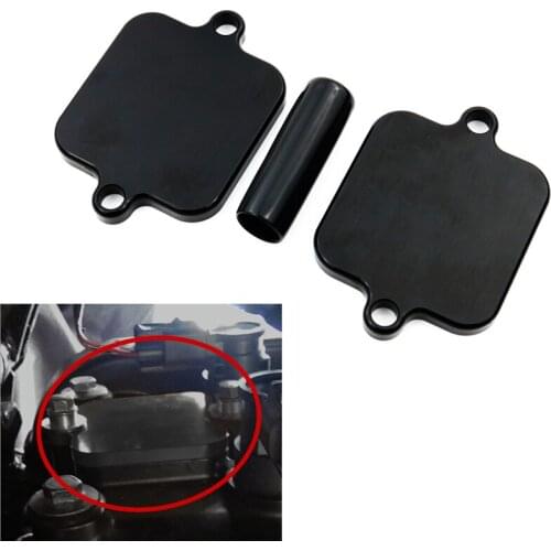 Smog Block Off Plate Cover Fit For Kawasaki NINJA 1000 2011-2014 Z1000 2010-2015 ZX-6R 2009-2020 ZX-10R 2011-2015 Z900 2017-2020