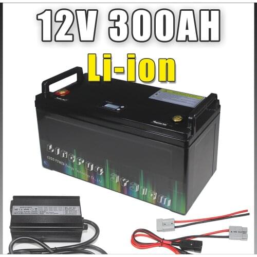 12V 200Ah Deep Cycle Lithium Battery Pack Built-in 12.6V 200A BMS for Electric boat motor Solar inverter