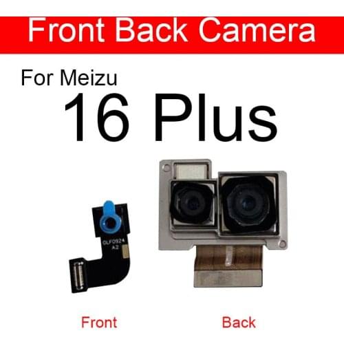 Front & Rear Camera Module For Meizu 16 16th Plus 16Plus 16thplus Main Back Big And Facing Small Camera Flex Cable Replacement