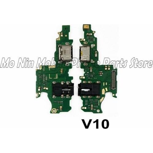 New Microphone Module+USB Charging Port Board Flex Cable Connector Parts For Huawei Honor V10 Replacement