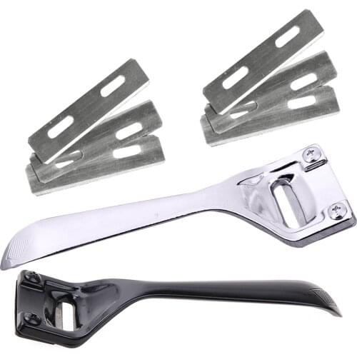 Leather Tool Skiving Knife Leathercraft Edge Cutting 3 Blades Folds Seams Tool Skiving Trimming Leather Craft Supplies