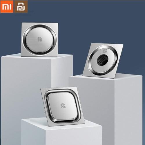 Original xiaomi mijia floor drain deodorant insect-resistant 304 stainless steel swirl drainage floor drain