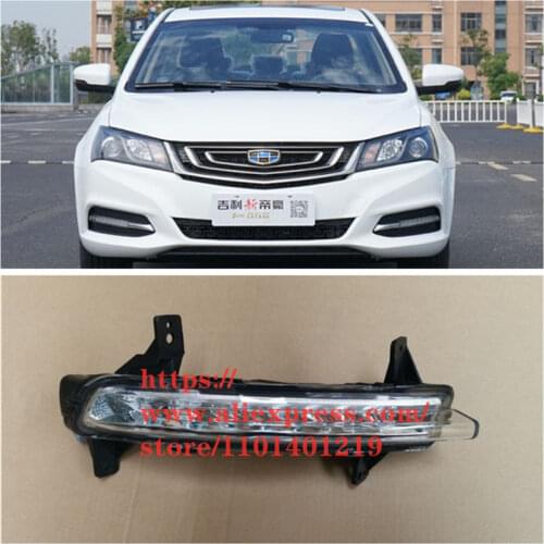 Front LED Fog Light For 2017 Geely Emgrand Left/Right Front Daytime Running Light/Front Fog Lamp