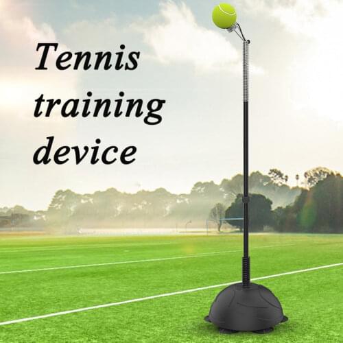 Portable Tennis Training Device Fixed Swing Tennis Practice Equipment For Children Adult Beginners 75-105 CM Height Adjustable