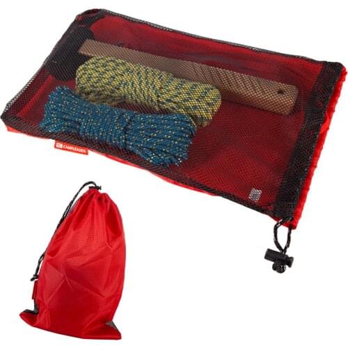 Durable Stuff Sack Drawstring Storage Bag Pouch for Backpacking Gym Sports