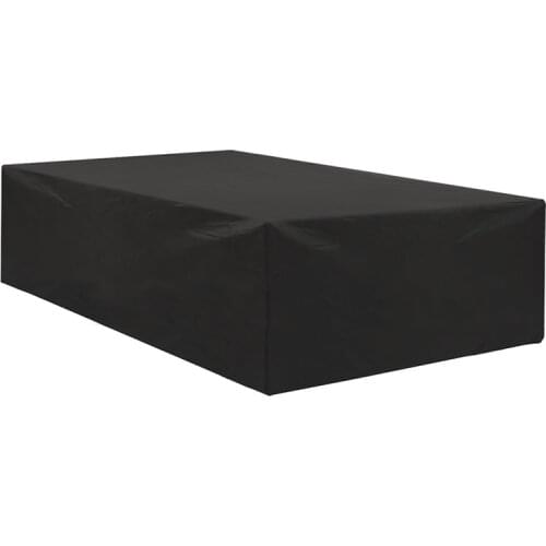 Garden Patio Table Chair Dust Cover 190T Taffeta Waterproof & UV-resistant Outdoor Dining Table Chair Furniture Case FC48