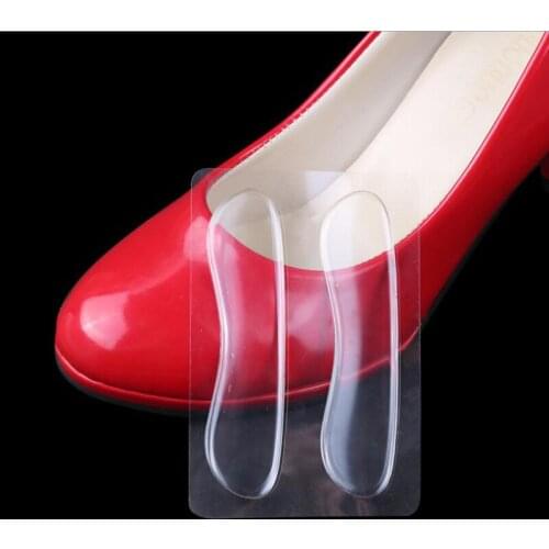 Silicone Gel heel protector soft Cushion protector Foot feet Care Shoe Insert Pad Insole shoes accessories insoles for shoes