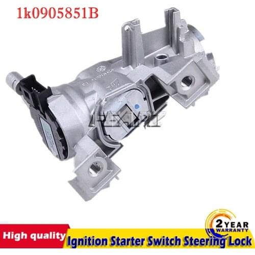 For Golf 5 MK5 6 MK6 Caddy EOS Seat Leon Toledo Altea A3 Ignition Starter Switch Steering Lock1K0905851B