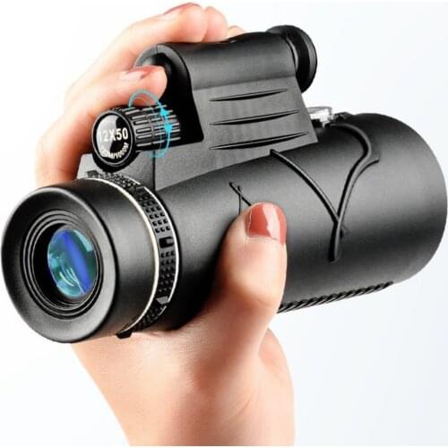 Telescope Outdoor Travel Monocular night vision High Magnification Telescope With Phone Holder tripod Flashlight Compass Scope