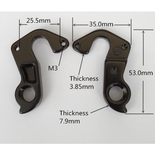 2PCS Derailleur Hanger For Cannondale KP284 Trail SL Kids 24 Rush 29er CAAD8 Tesoro Tango Synapse Alloy Series Dropout