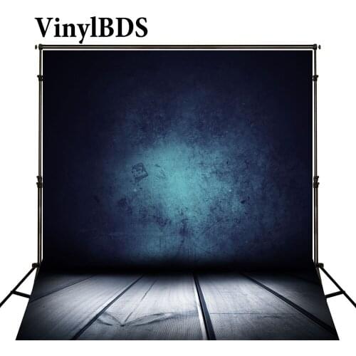 VinylBDS Newborn Baby Background Blue Light-Emitting Walls Foto Achtergrond Kerst Dark Wood Texture Backgrounds For Photo Studio