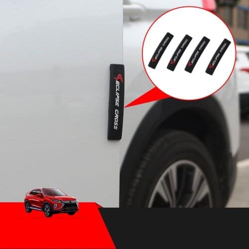 Waterproof Car Door Side Protector Bumper Strips Decorative Anti-Collision Bar Paste For Mitsubishi ECLIPSE CROSS 2018 2019