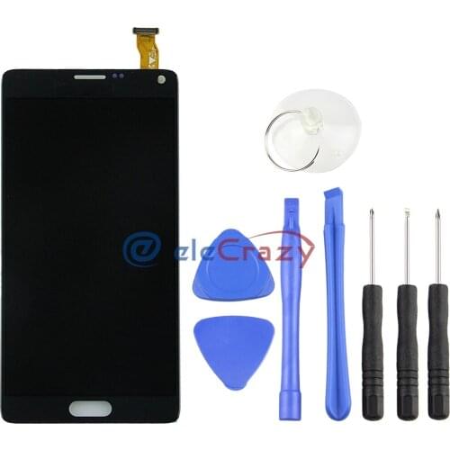 100%Tested For Original SAMSUNG Galaxy Note 4 N910 N910A N910F Note4 LCD Display with Touch Screen Assembly