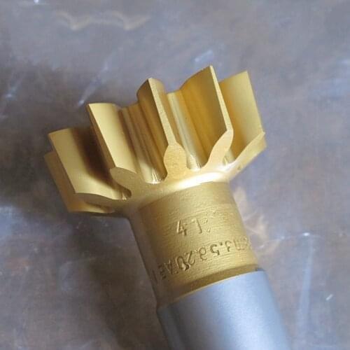 Gear shaper cutter with tapered shank diameter38MM PA20 M1.25