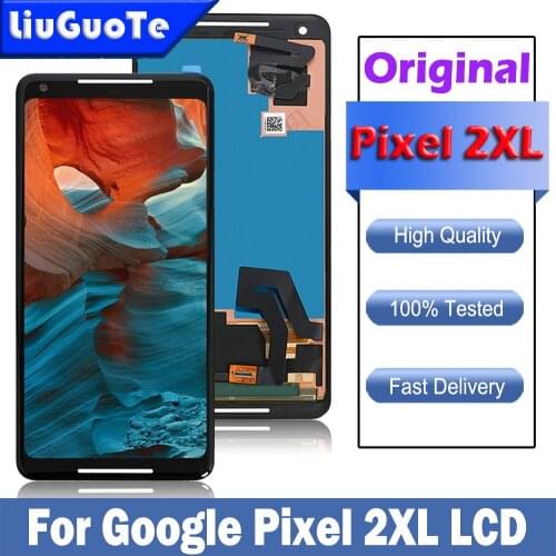 100% Original Amoled For Google Pixel 2 XL LCD Display Touch Screen for Google Pixel2 2XL Digitizer Assembly Replacement