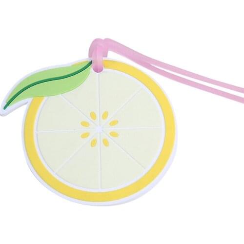 12PCS New Wedding Gift Rubber Lemon Slice Luggage Tag Bridal Shower Favors