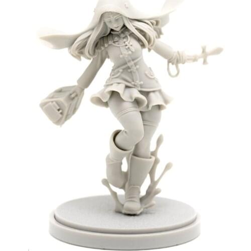 30mm Resin Figure model kits King-dom Death High - Holy Mage Unassembled and unpainted 052