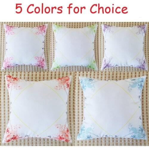 Free Shipping 5pcs/lot Blank Sublimation Pillowcase For Dye Sublimation INK Print DIY Gifts Heat Press Printing Transfer Print