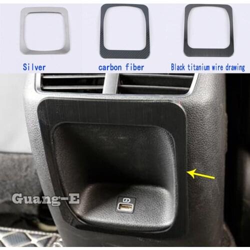 For Hyundai Sonata DN8 10Th 2020 2021 Car Sticker Styling Storage Armrest Trim Frame Rear Back Air Conditioning Outlet Vent