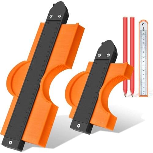 New Type Contour Gauge Plastic Profile Copy Contour Duplicator Gauges Standard Wood Marking Tool Tiling Laminate Tiles