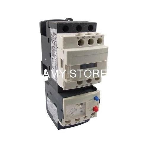 LC1D09 AC Contactor Single Phase 3P+1NO+1NC 220 Volts 1-1.6 Amp LRD06 Overload Relay