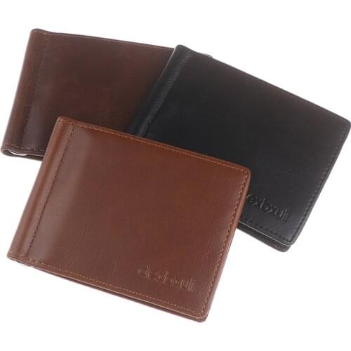 Hot Sale Fashion Money Purse With Money Clip Coin Box Happy Holidays to Boyfriend Birthday Gift Dad