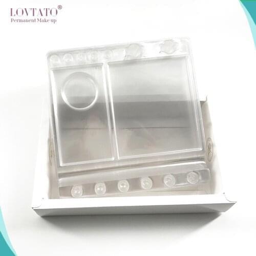 Tattoo supplies trays New Arrival Microblading Accesories Pmu & Microblading Tray Permanent Makeup Tools Holder 10pieces