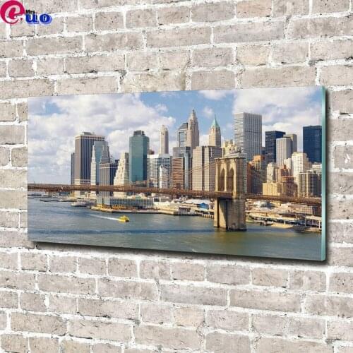 Manhattan New York 5D DIY diamond embroidery full 3d diamond painting Cross Stitch Rhinestone mosaic painting Living Room Decor
