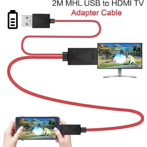 Micro USB to HDMI-compatible 1080P HD TV High Definition Audio Video Cable Adapter for Android Samsung Phones Micro Charger