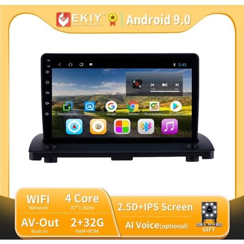EKIY 9'' Android 9.0 Car Radio GPS Navi Multimedia Player For Volvo XC90 2004 2005 2006 2007 2008-2014 2Din Head unit Stereo
