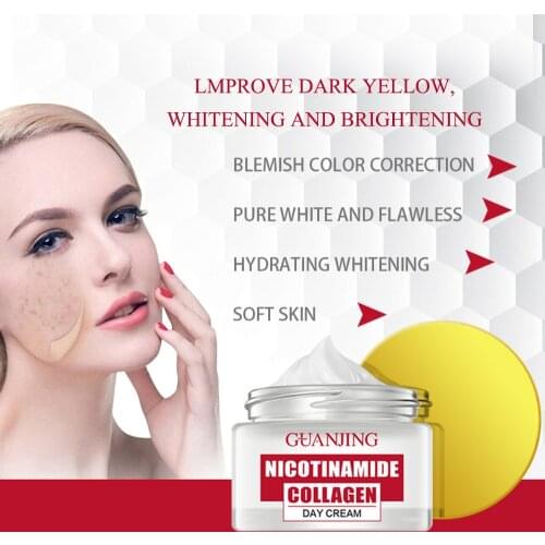 Nicotinamide Day Night Face Cream Whitening Cream Moisturizing Repairing Skin Diminishing Spots Brightening Skin Care Products