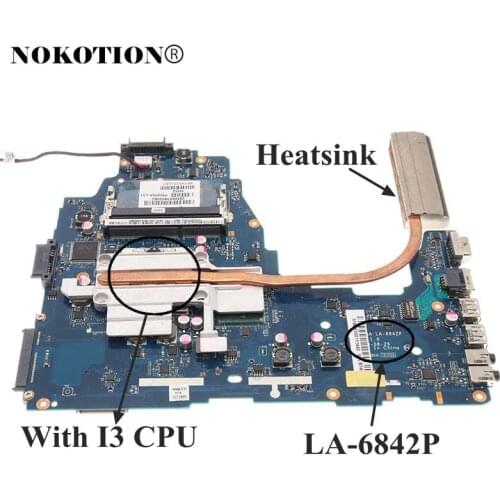 NOKOTION PWWAA LA-6843P MB K000111550 For TOSHIBA satellite C660 C660D Laptop motherboard ATI HD4200 DDR3 free cpu