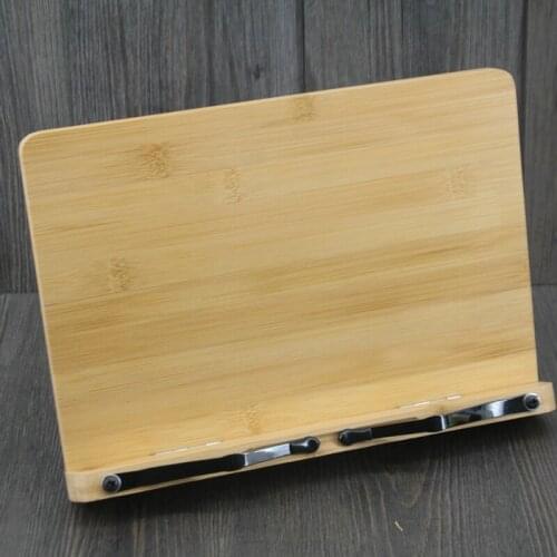 Adjustable Reading Rest Tablet Wooden Bookends Book Holder Foldable Cookbook Tablet Stand Shelf Bussiness Office Supplies