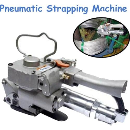 Handheld Strapping Tool Pneumatic Strapping Machine Manual PET PP Banding Machine AQD-19 width 13-19mm 4000N Carton Packaging