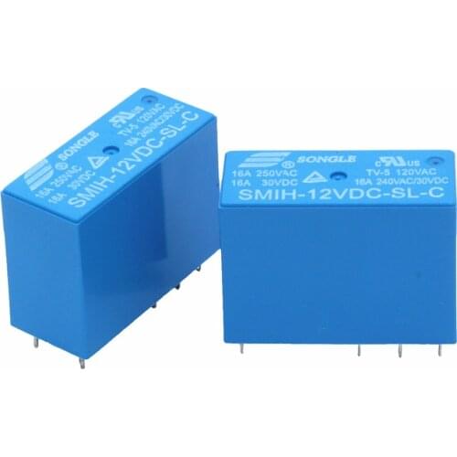 SMIH-05VDC-SL-C SMIH-12VDC-SL-C SMIH-24VDC-SL-C 05 12 24 V Relays 16A 250V 8pin A Set Of Conversion New Original 10pcs/lot