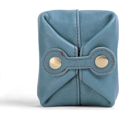 Genuine leather bags 100% monedero Vintage Cowhide Coin purse Creative Mini Coin wallet women Multifunction woman Small purse