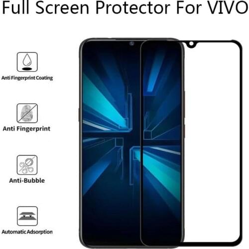 2Pcs Full Tempered Glass For Vivo IQOO Neo Pro Protective Glass For Vivo U3X U1 Z5X Z3X Z3i Z1 Screen Protector