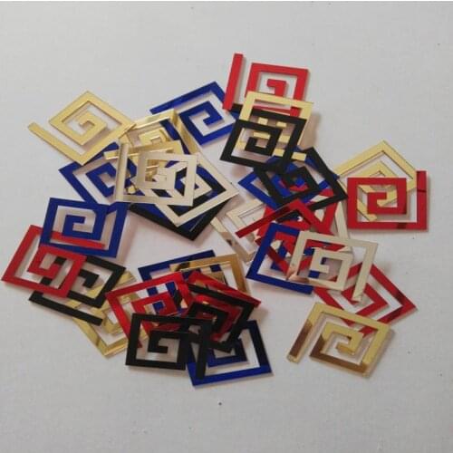 20 Pcs DIY Waist Line 3D Mirror Sticker Modern Acrylic Wall Decor Room Decoration Wall Stickers for Kids Rooms Living Room