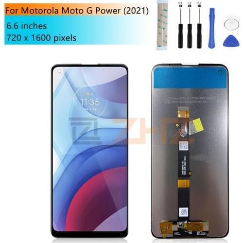 For Motorola Moto G Power 2021 LCD Display Touch screen Digitizer Assembly Screen Replacement Repair Parts 6.6"