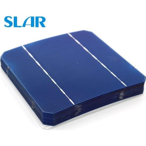 10/40/50/100PCS Mono Solar Cells 125*125mm 5.29A 2.8W 5x5 Grade A monocrystalline Solar Panel PV DIY Photovoltaic Sunpower C60