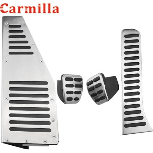 Carmilla RHD LHD Car Pedals Car Pedal Protection Covers for VW Golf 5 6 CC Passat B6 B7 Tiguan for Skoda Octavia Parts