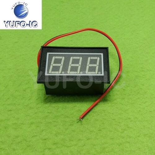 Free Ship 1PCS 0.56 V56D Potting Waterproof DC 2.5-30V Digital Display Digital dian ya biao tou