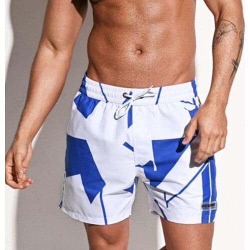 2021 Quick Dry Surf Board Shorts Swimming Shorts Men Swimwear Swim Trunks Brand Mens Beach Short Boardshort with Mesh Liner