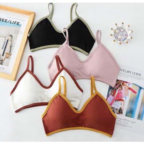 Fashion Contrasting Color French style Beautiful Back Strapless push up Bra women Underwear sexy lingerie bralette wireless
