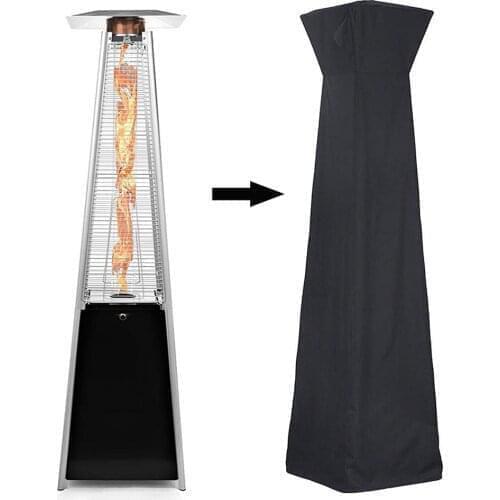 1Pcs Practical 84*221cm Polyester Pyramid Flame Patio Gas Heater Cover Waterproof Protectors Heater cover