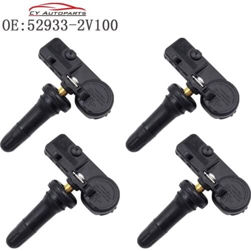 YAOPEI 4PCS New Tire Pressure Sensor TPMS For Hyundai Velostar Kia 52933-2V100 529332V100 52933 2V100 433MHz Genuine