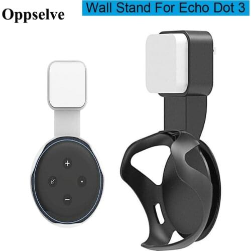 For Amazon Alexa Echo Dot Speaker 3rd Generation Wall Mount Hanger Holder Bracket Support Round Voice Assistants Speaker Stand
