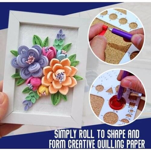 Scrapbooking Quilling Paper Art Kit Crimping Paper Tool Set Starter Quilling Tools Crimper Towers DIY Scrapbooking Tool